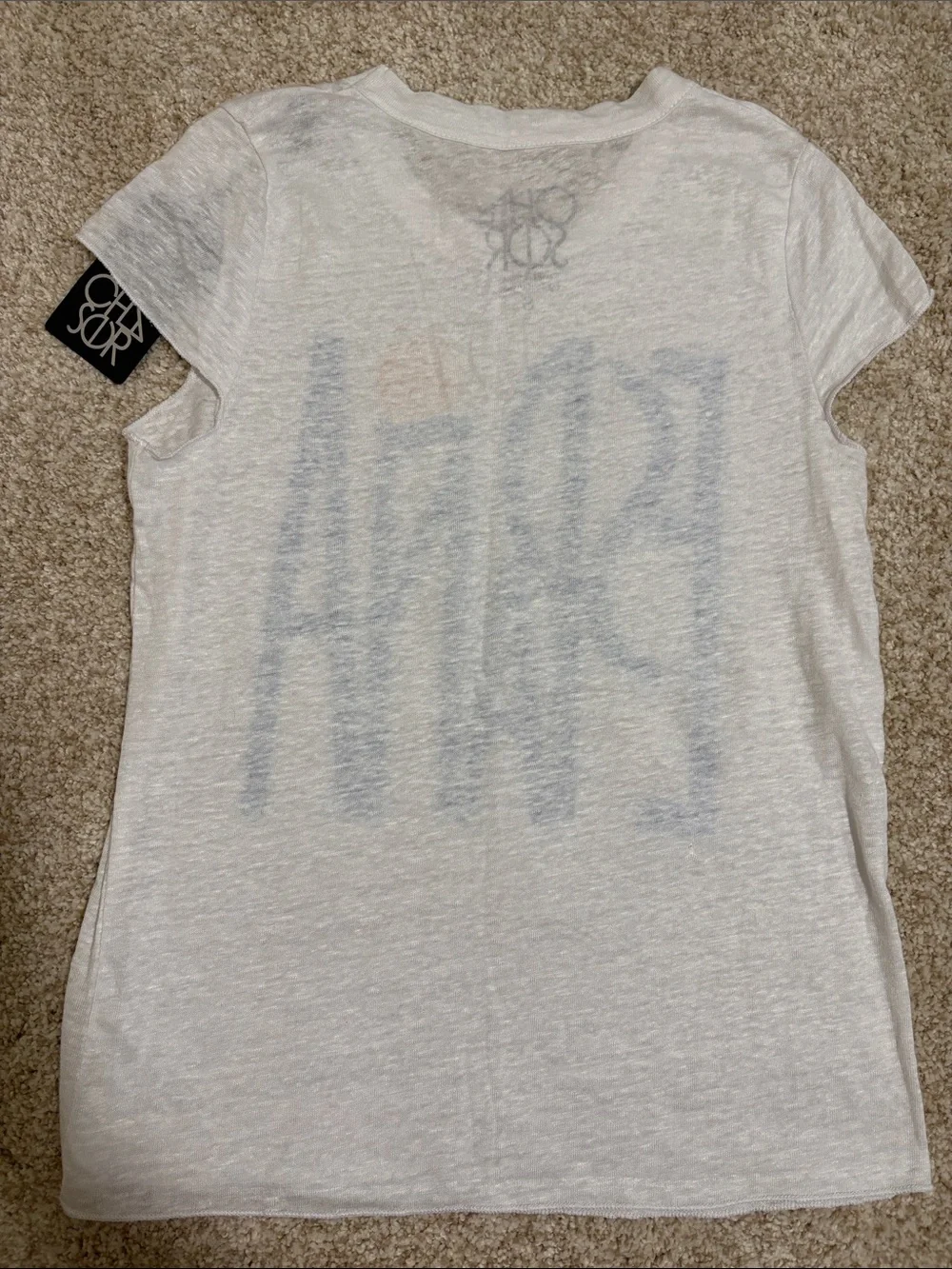 Chaser White Short Sleeve 'España' Graphic Tee Size Small NWT - Spain 🇪🇸 - Picture 6 of 6